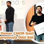 Öğr. Gör. Osman ÇAKIR Gasil isimli Senaryosuyla Ödül Aldı