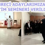 UMRECİ ADAYLARIMIZA EĞİTİM SEMİNERİ VERİLDİ