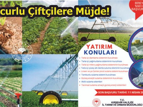 Mucurlu Çiftçilere Müjde!